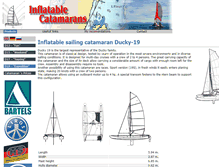 Tablet Screenshot of inflatable-catamarans.com